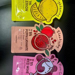Tonymolly sheet masks variety pack of 3